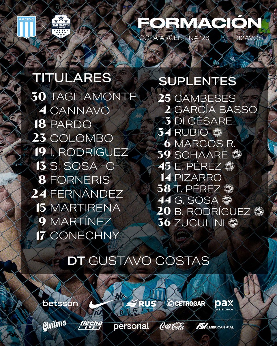 Racing Club tweet media