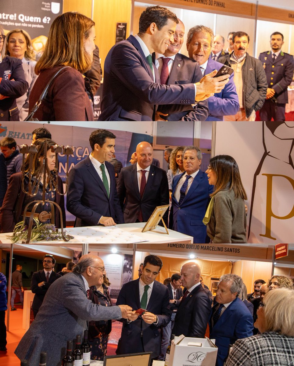 mpresidencia_pt's tweet image. O Ministro da Presidência, @Leitao_Amaro, esteve na Feira do Folar de Valpaços, um dos principais eventos da região transmontana, que valoriza os produtos locais, a agricultura e as tradições.

📸 @CMValpacos 

#GovernoXXV #Presidência #Interior