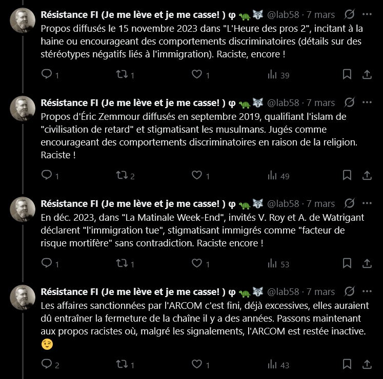 Résistance FI (Je me lève et je me casse! ) φ 🐢🐺 tweet media