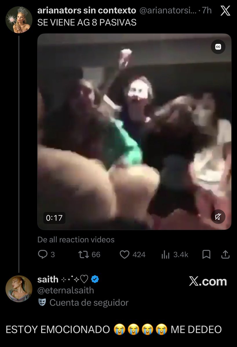 arianators sin contexto tweet media