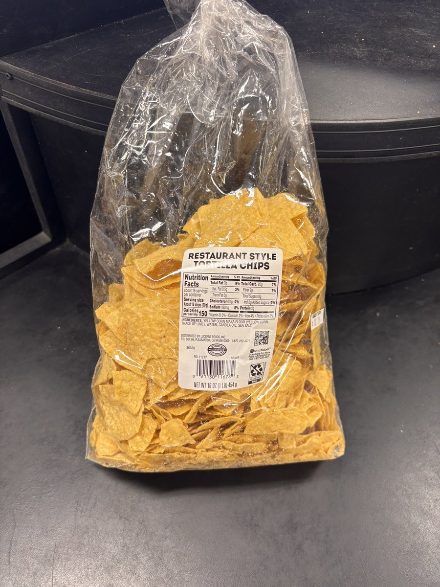 My wife sent me to the store for fresh chips. Last bag left. Couldn’t do it. This bag looks like it’s seen some shit.