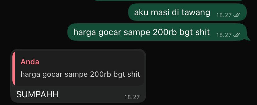 fr4npdf's tweet photo. drama balik semarang: h-30 kereta berangkat masi di jalan, akhirnya cancel dan beli tiket lagi. harga grab gocar sampe 200 bgt shit?! https://t.co/e4NK0UrAyO