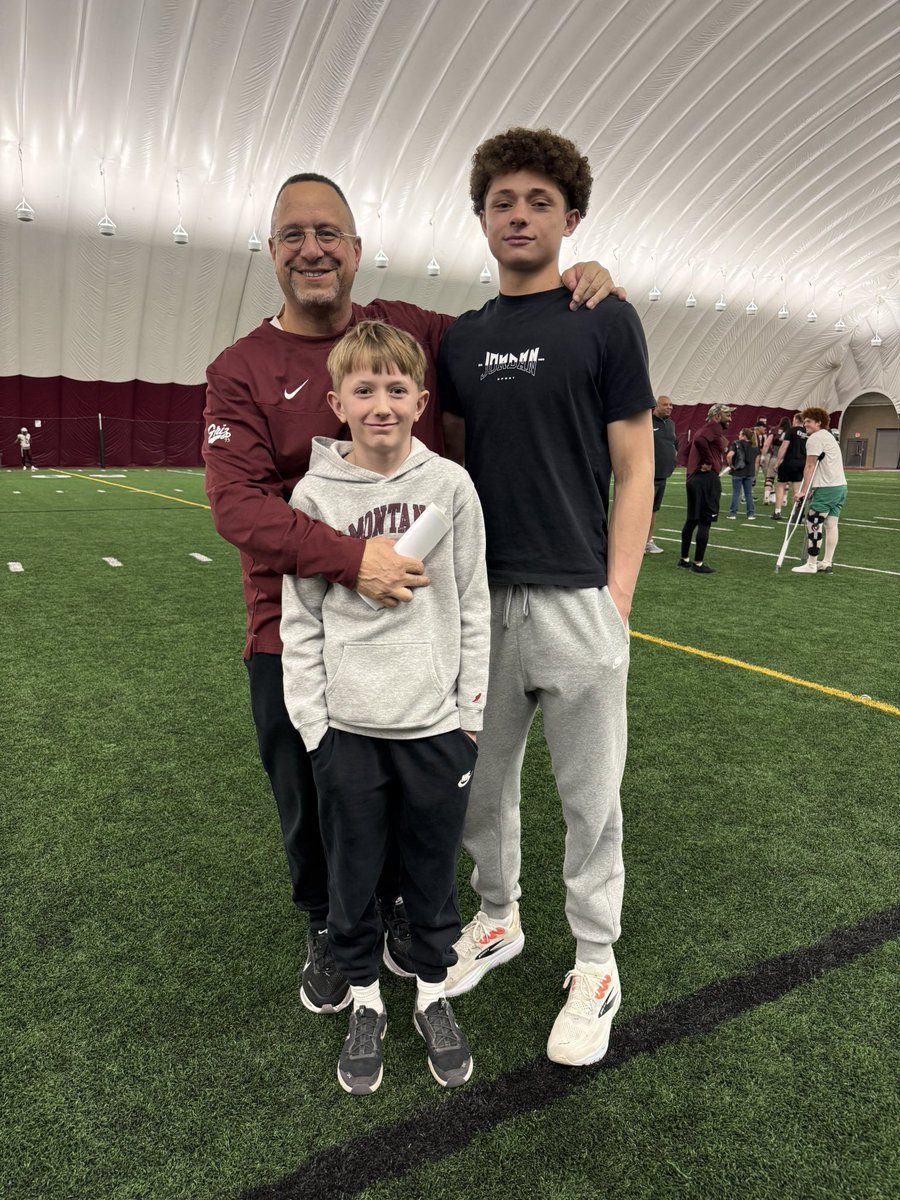 Thank you <a href="/Coachbk_griz/">Bobby Kennedy</a> and <a href="/KeatonJ_3/">Keaton Johnson</a> for the amazing junior day experience!! I had a blast!!
<a href="/MontanaGrizFB/">Montana Griz Football</a>