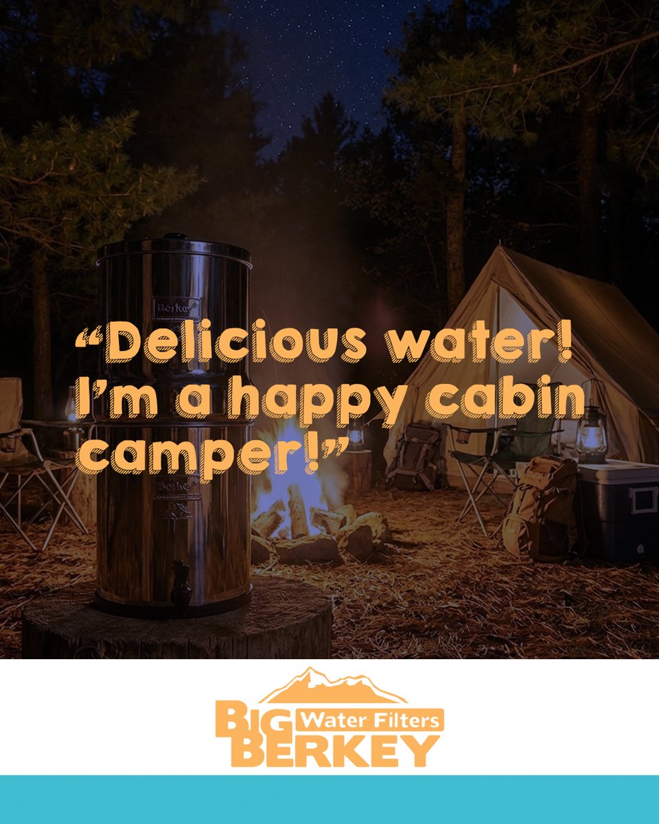 “A friend of mine has had a Berkey for years and highly recommended I get one, particularly now with the continual degradation of water quality. Took her advice and glad I did!” – Cheryl A. A happy Berkey customer! 

Read the whole review on our IG! bigberkeywaterfilters.com