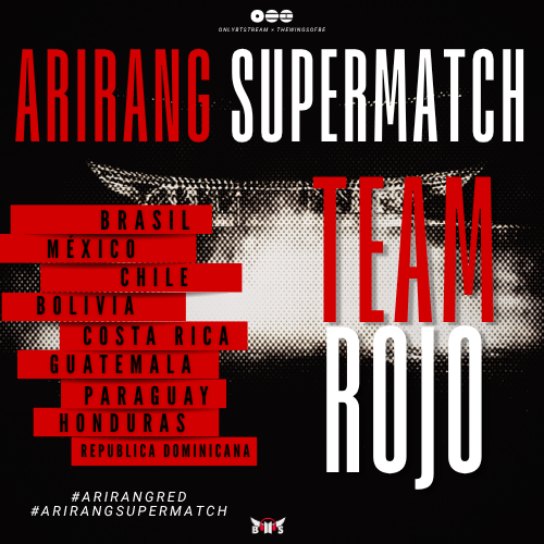 TEAMBO7_twt's tweet photo. 🔥 BTS SUPERMATCH 🔥

Comenzamos ARMY TEAM ARIRANG RED! 

⏰CRONOGRAMA 
9.10 AM KST: META ABIERTA (Hasta las 11 AM KST)
10 AM KST  SHAZAM TIME 
10.30 AM KST DESAFÍO VIRAL SP 

Post a cargo de @thewingsofbe

🔴 #ARIRANGRED + #ARIRANGSUPERMATCH https://t.co/qoVkLGWm3C