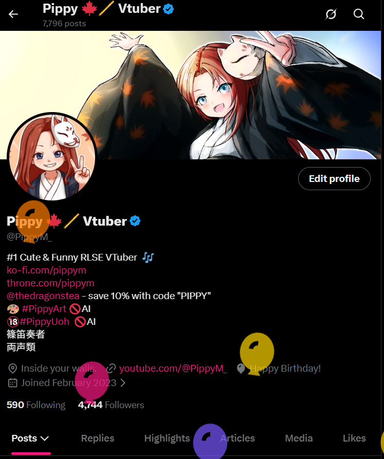 Pippy 🍁🪈 Vtuber tweet media