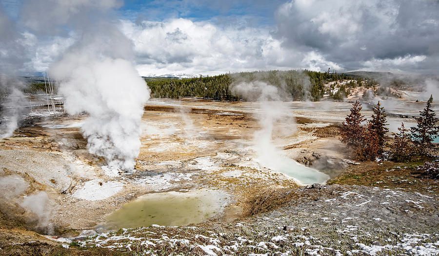 joancarroll's tweet image. Norris Geyser Basin Yellowstone National Park! buff.ly/346FyFg #yellowstone #NationalPark #geyser #norrisgeyserbasin #norris #steam #fog #landscape @joancarroll