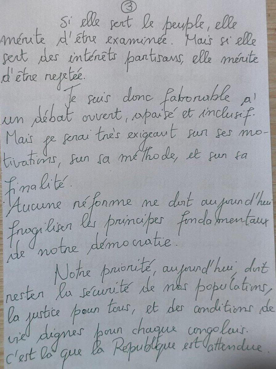 mutambistesMRM's tweet photo. Constant Mutamba depuis son lieu de retrait imposé  appelle à un débat constitutionnel responsable, centré sur l’intérêt du peuple, tout en mettant en garde contre les manipulations politiques et en mobilisant la jeunesse et les institutions pour une République plus forte https://t.co/kSNmQlYYDR