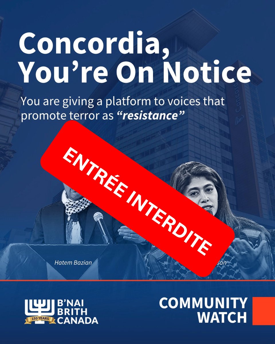 B'nai Brith Canada tweet media