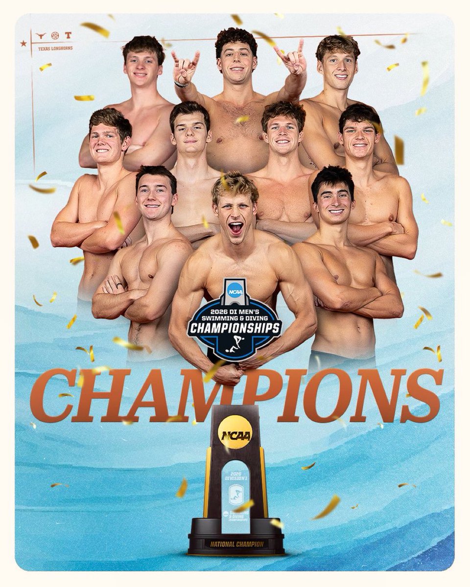 LIGHT THE TOWER!!! Back to back championships and the 17th overall for <a href="/TexasMSD/">Texas Men's Swimming & Diving</a>