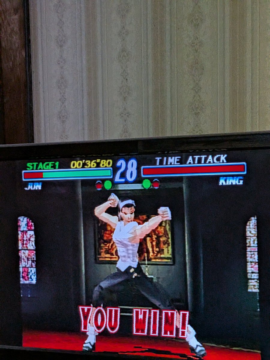 今日の誕生日④ 1996年3月29日
PS 鉄拳2
アーケードから移植のシリーズ2作目。充実のプラクティスモードが搭載されコンボの練習が出来るようになった。他にも多彩なモードに美麗なOPムービーなど完成度は高い。#今日の誕生日 #鉄拳2 #PS