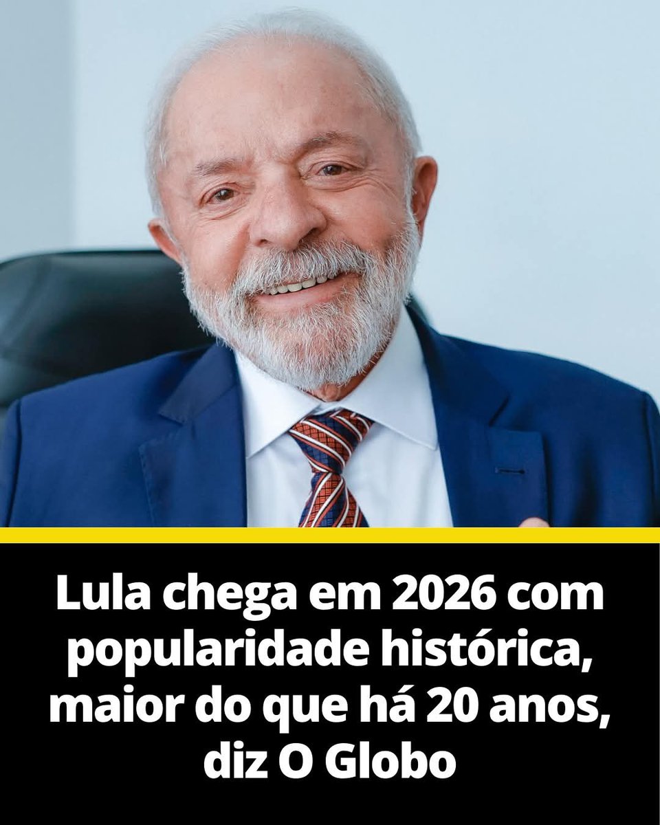 A popularidade de Lula ultrapassou fronteiras. Hoje é um presidente ícone do Brasil e líder internacional. Por isso que Lula será TETRA na eleição de 2026. Vai para o ranking de melhor presidente do Brasil.