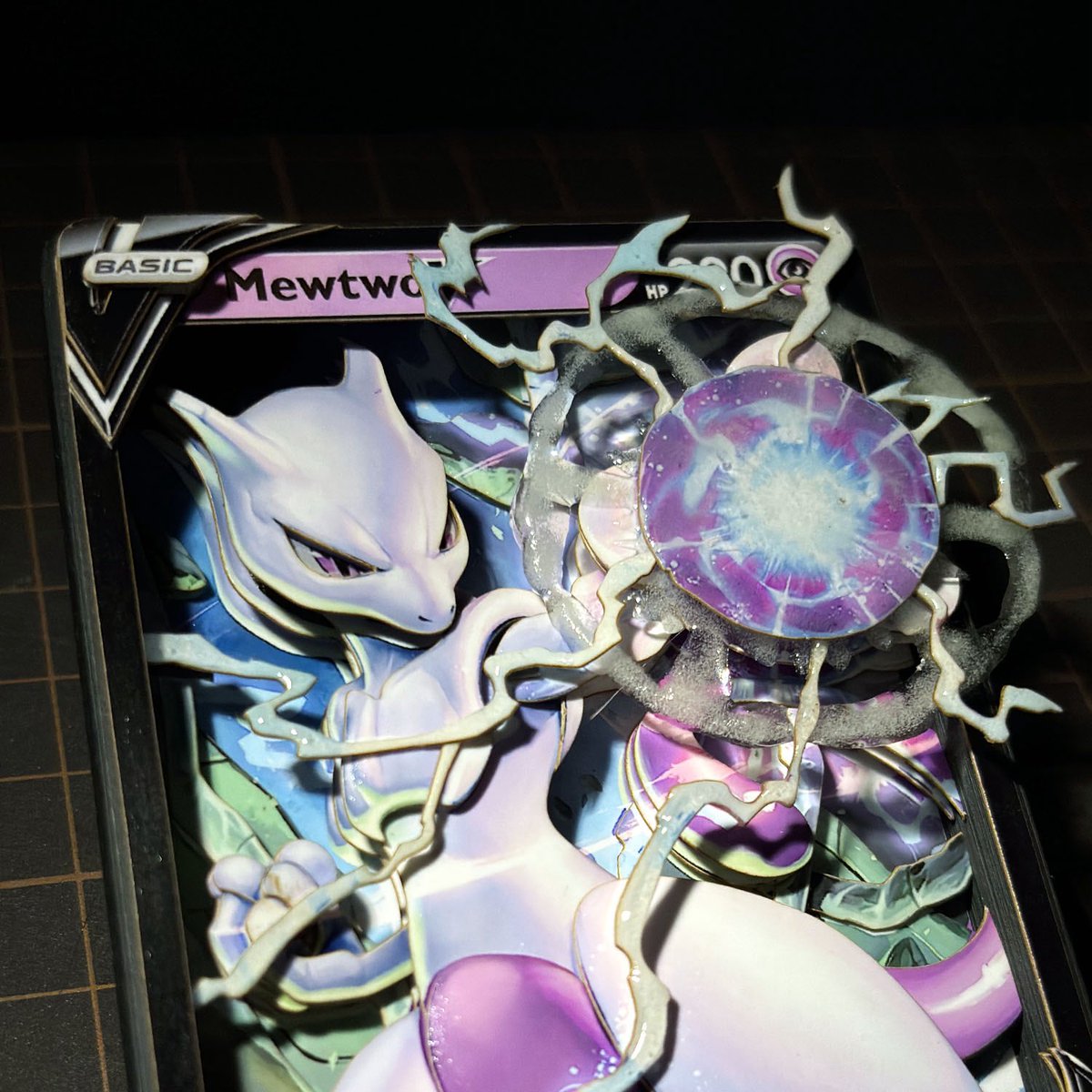 imbaartcom's tweet image. Wait, does it actually glow in the dark though? 👀

#mewtwo #pokemon #pokemontcg #pokemoncards #pokemoncommunity