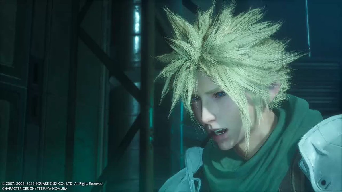 AerithClouds's tweet image. Cloud, looking delirious but focused during the scene where he opposes Sephiroth, represents the anguish of how the one he idolised for so long becoming a symbol of trauma broke him mentally, but was also the trigger for him to move past his old complexes.