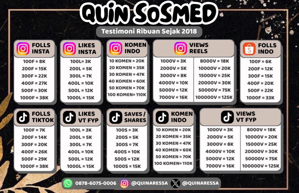 crevent's tweet photo. Ready kakaaa yg butuh sosmed needs ada like views share save instagram likes open jasa jual followers tiktok akun lokal indonesia no bule subs zonauang youtube jasa komen buzzer indo comment ig upfoll uplike sewa beli wts wtb

WA 087860750006 https://t.co/EZ5rjliIEB