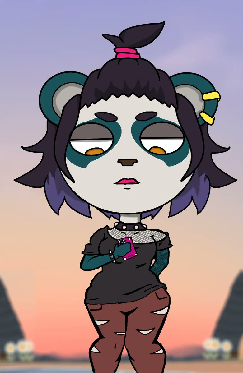 GenoLegend's tweet photo. Tried making my own Animal Crossing OC, and yes she is goth coated #AnimalCrossing #OC https://t.co/AEDxNeZFsX