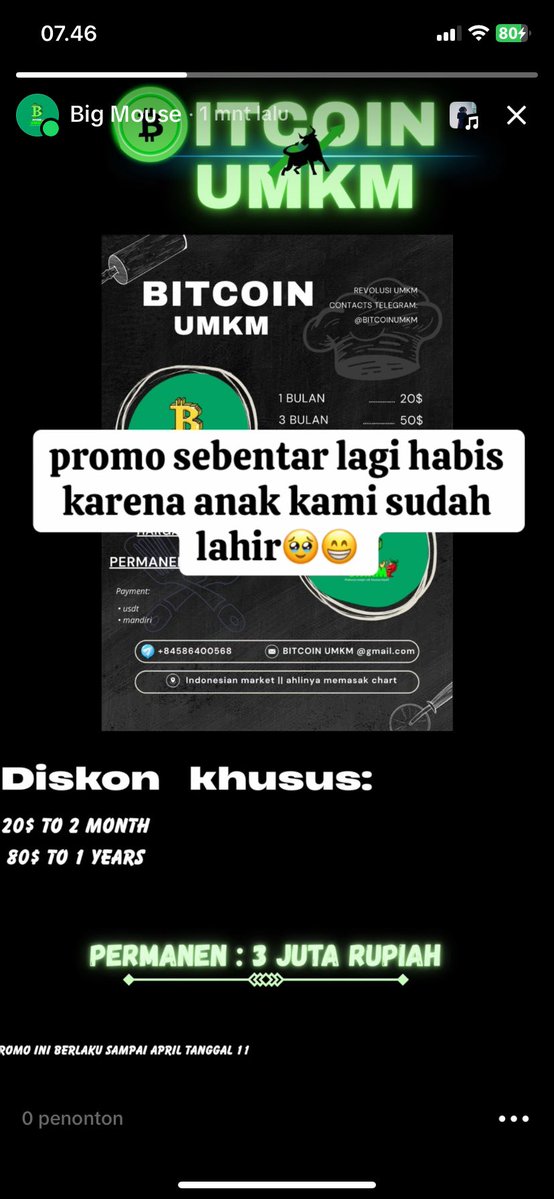 BITCOIN UMKM tweet media