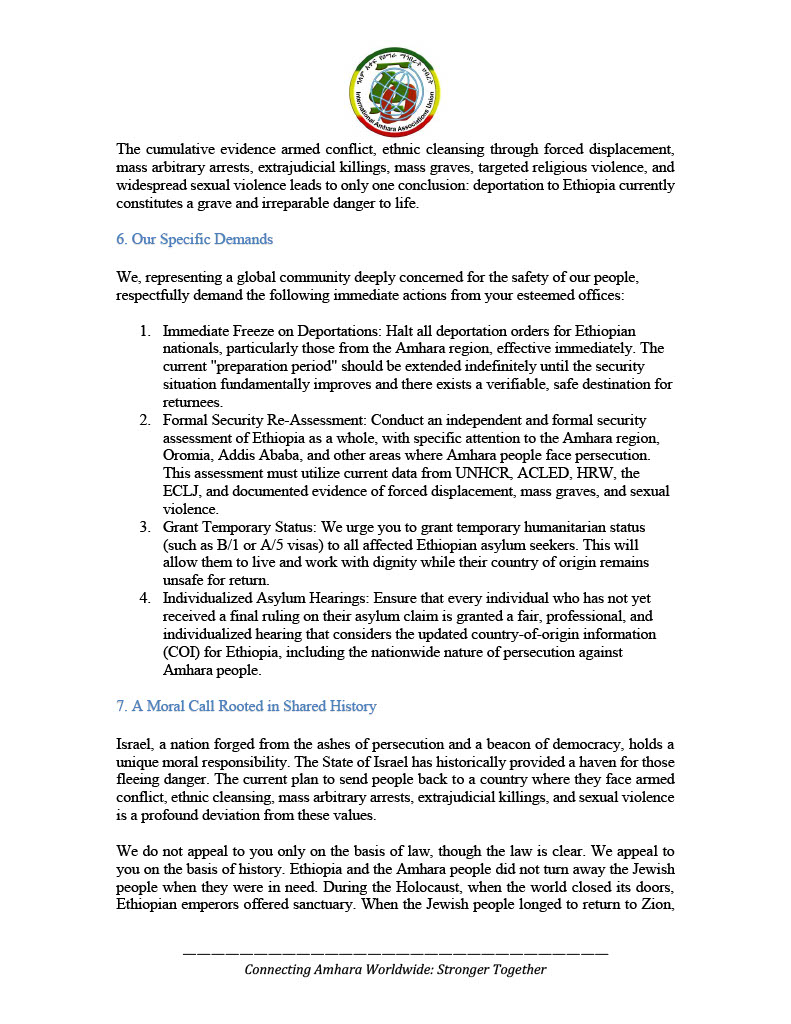 International Amhara Associations Union tweet media