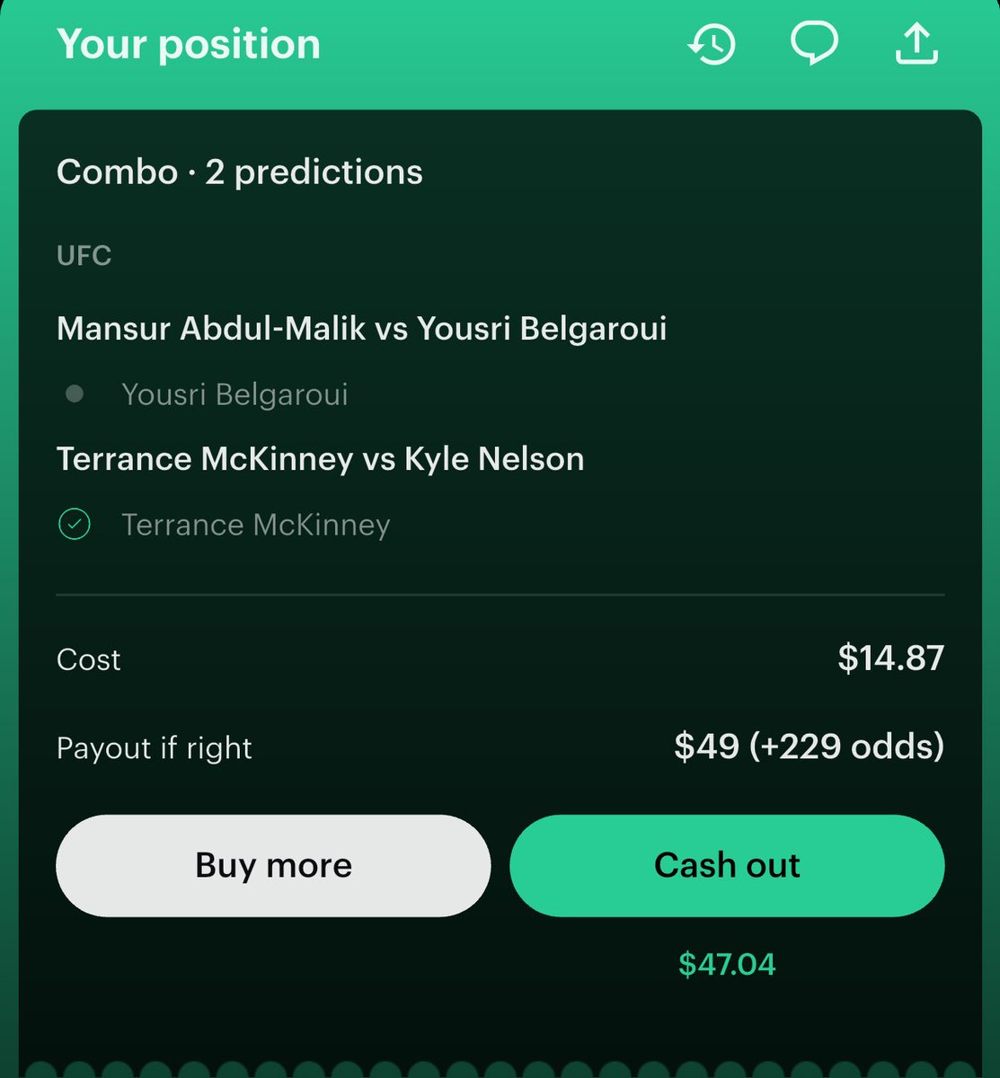 RookieParlays's tweet image. 30$ backpay went to good use🤣should have parlayed them all