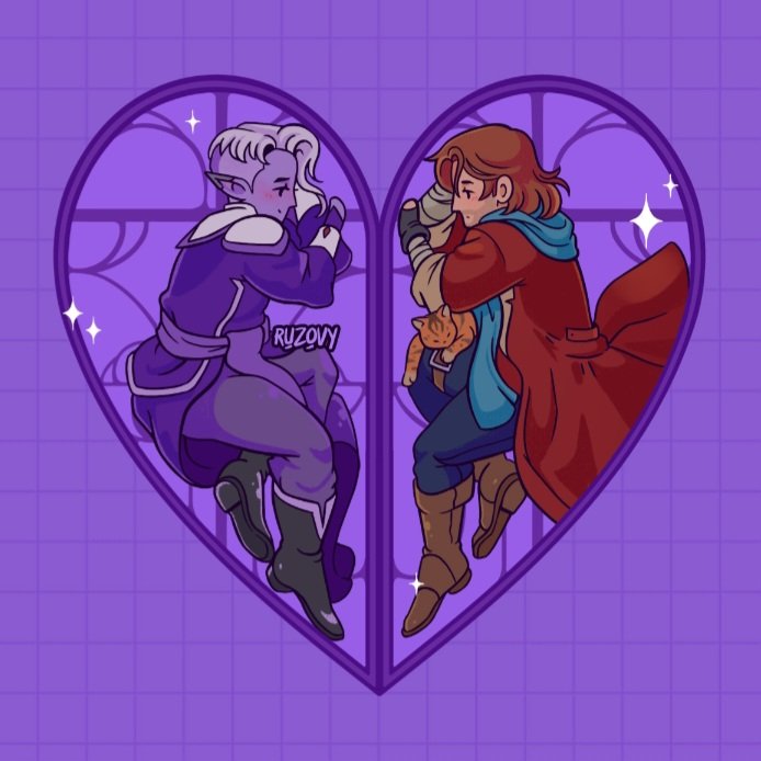I swear I listen to Critical role daily and I made a heart for these two 🥹🫶🏽 #criticalrole