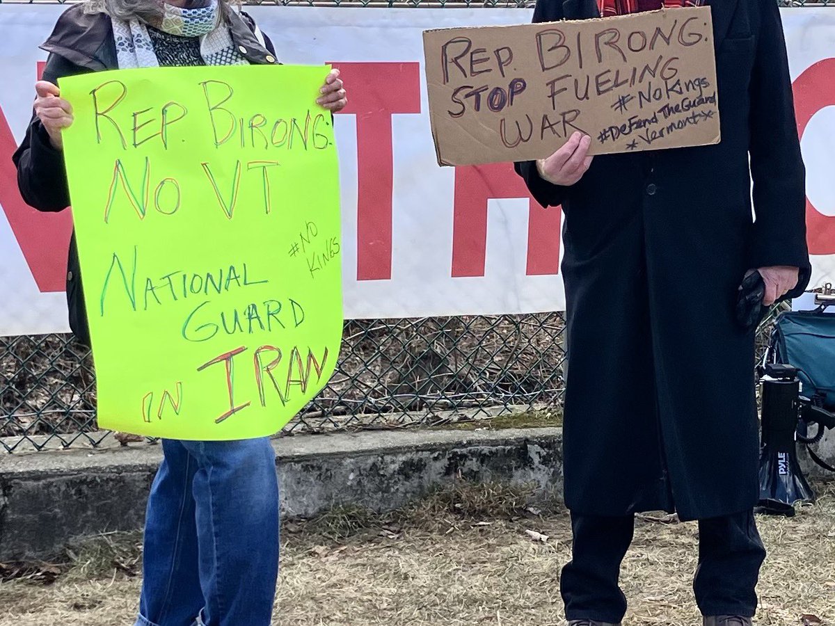 ActionCorpsVT's tweet photo. Today in Vermont. #VTpoli
Rep. Birong: allow a hearing on H.355 Defend The Guard Act https://t.co/Y0bWyoLgTF