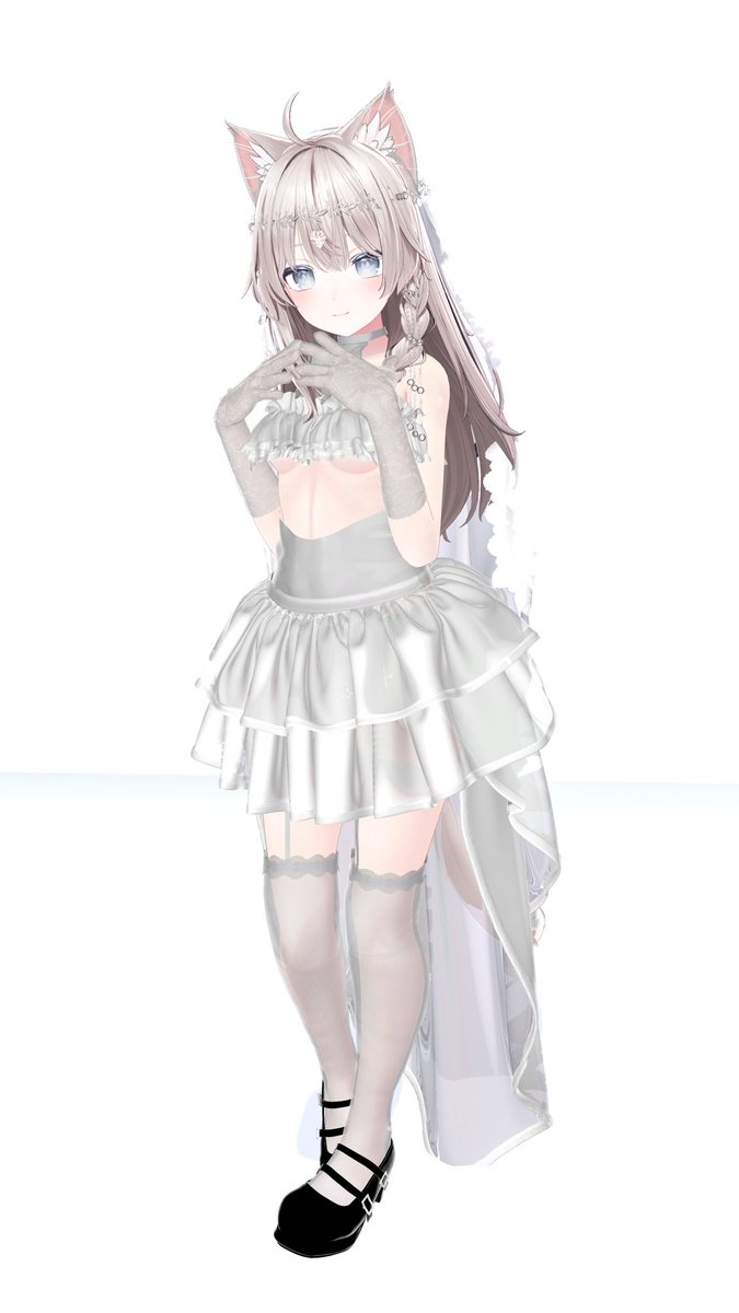 Amuret_Sprout's tweet photo. 🤍or🖤？wip

#VRChat #VRChat衣装 #VRChat_WIP #booth_pm #AmuletSprout #Milltina3D  #Shinano3D  #Sio3D  #Shinra3D https://t.co/cXUsFfmO9a