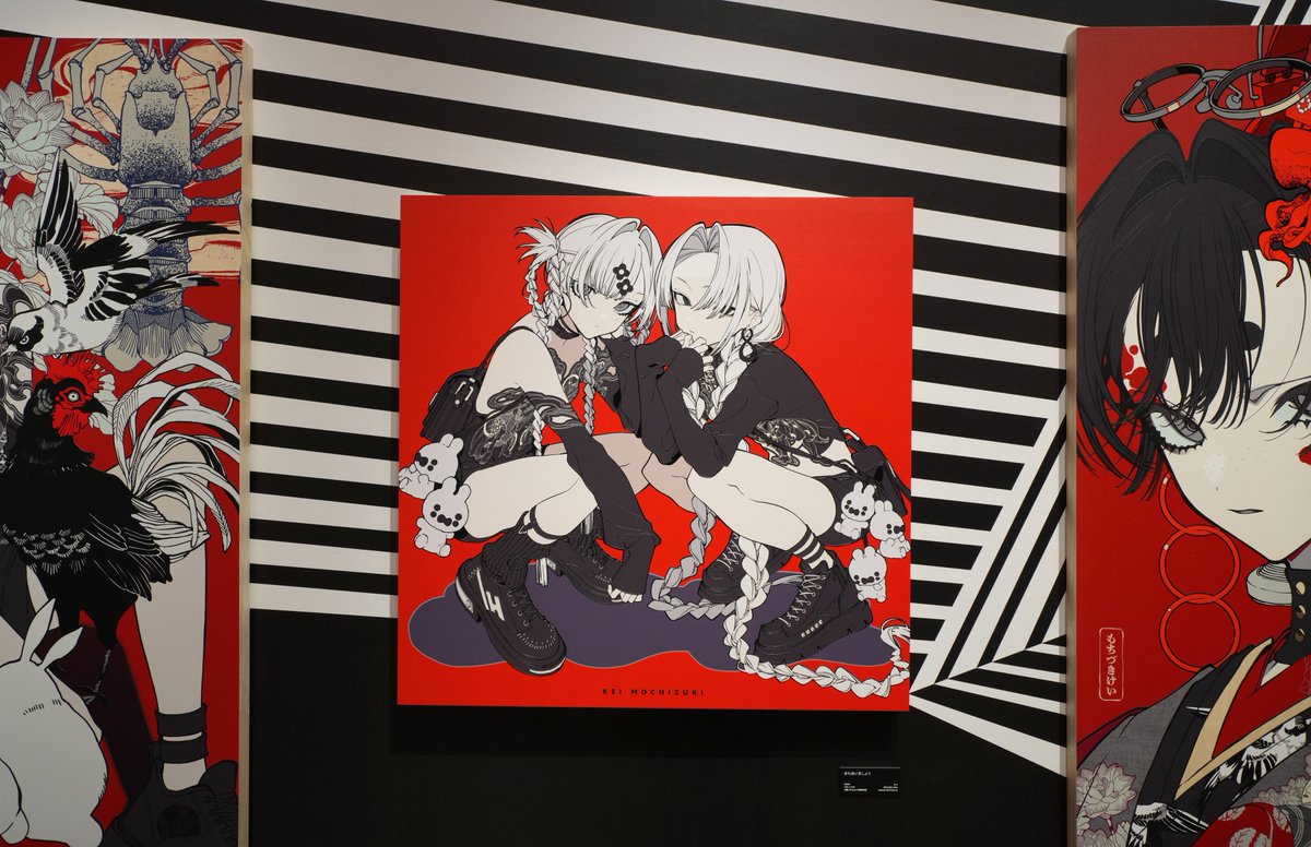 大阪 数量限定 望月けい 個展 俗世 直筆サイン入り図録 追加情報】望月けい個展「俗世」 商品情報一部公開＆ライブペイン