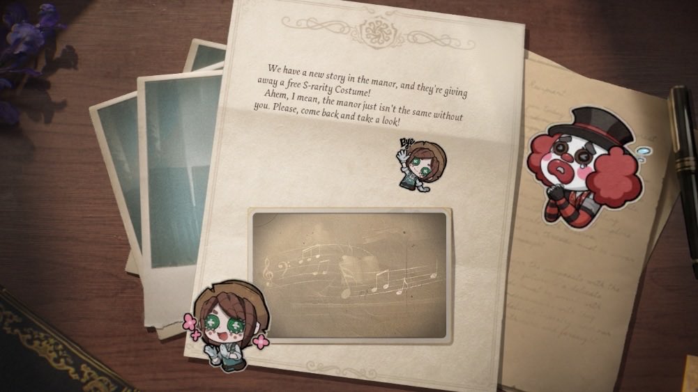 Asmo_bite's tweet photo. I'm playing Identity V. Fancy a game? https://t.co/jzQjIYNJfN