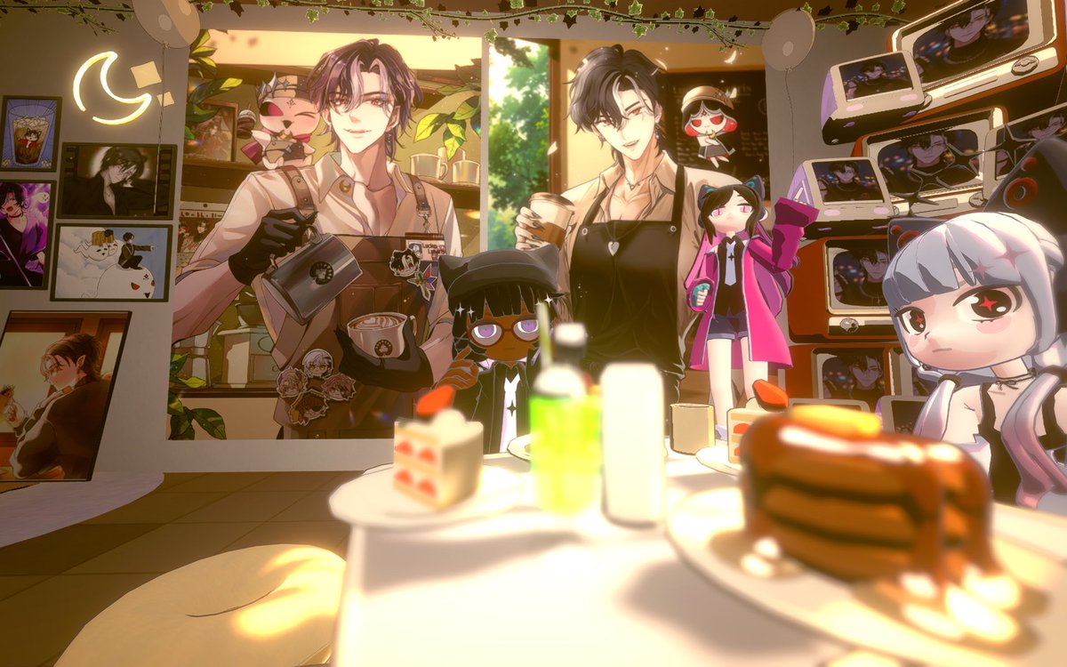 AozakiRev0405's tweet photo. Definitely forgot about my pictures. But I enjoyed it very much ❤️#MLLVirtualCafe https://t.co/NEolI7X6Eq
