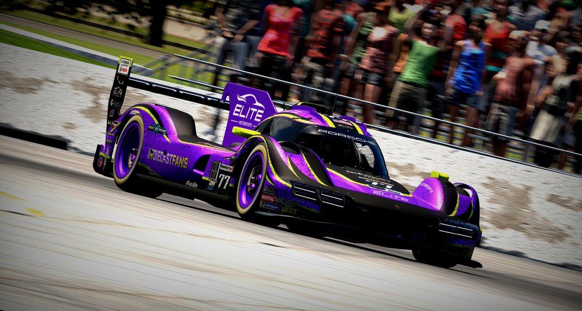 Elite_eSports17's tweet photo. That’ll do it for the 2026 Sebring 12! It’s wasn’t 3 in a row but we gave it a good run and brought home a top 5. Appreciate the time and running it with us @RealKyleSmalley @leclerc_ty @_Bradpeters5 @JWishon22 🫡

P4 https://t.co/F2GJwzgiOU
