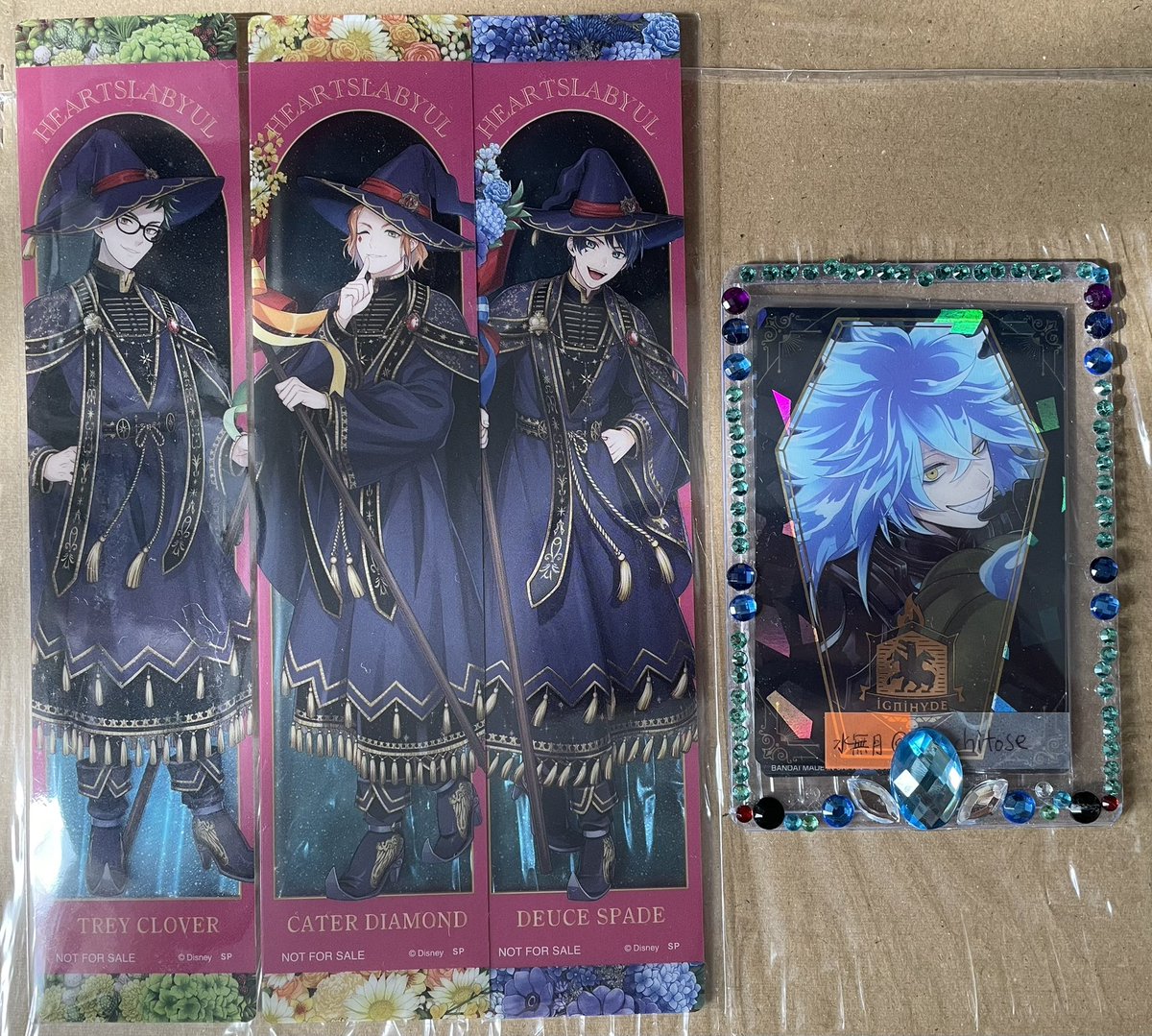 【交換】ツイステ ブルームバースデー アニメイト 特典 クリアしおり 譲】デュース,ケイト,トレイ 求】イデア >>> オルト,セベク イデア ...