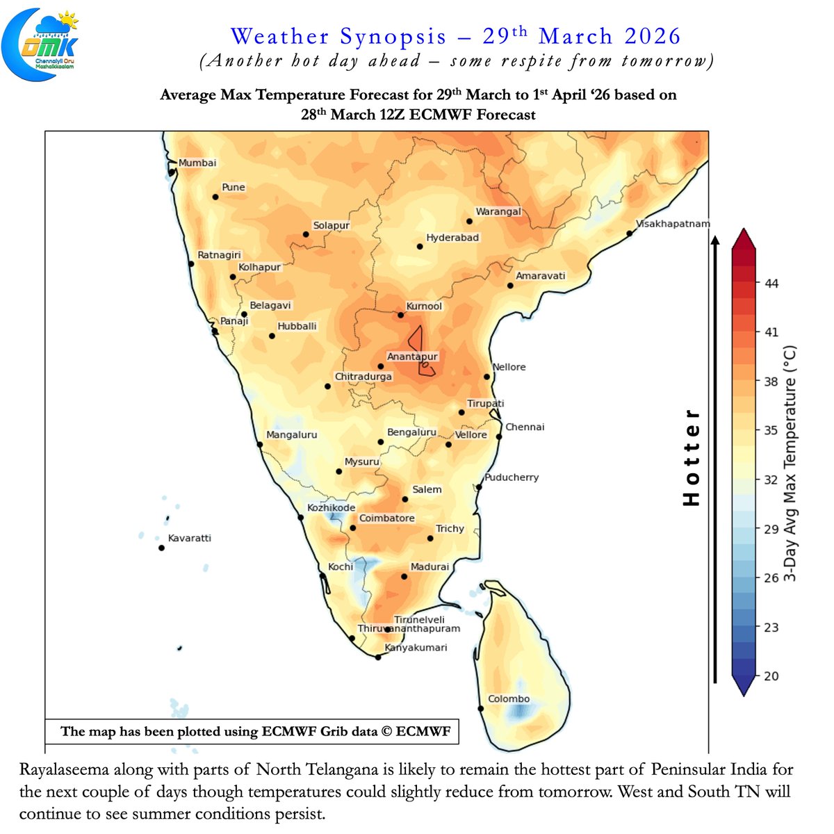 Chennai Rains (COMK) tweet media