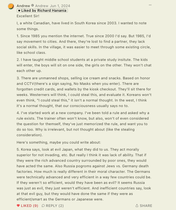 Richard Hanania tweet media