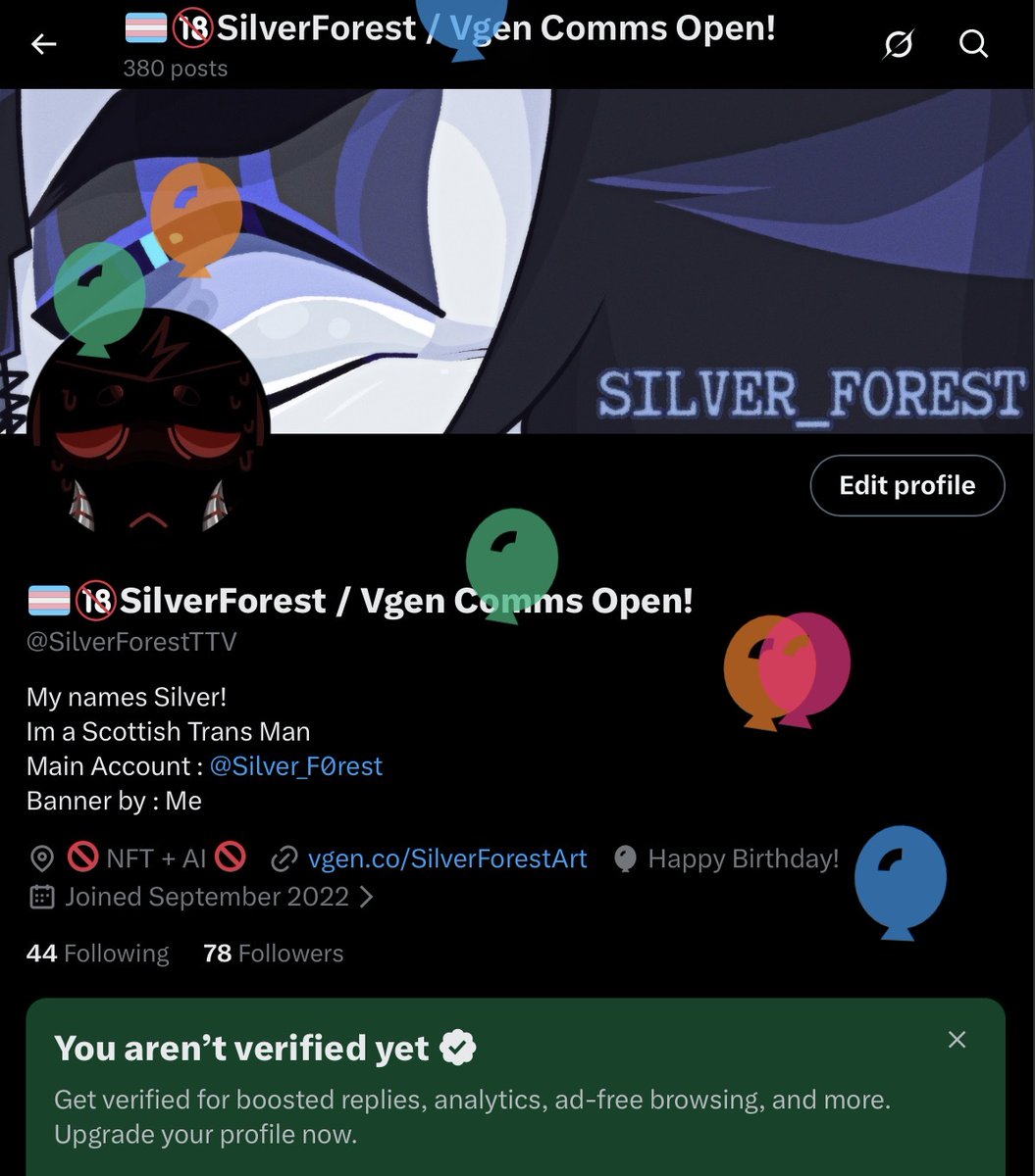 🏳️‍⚧️SilverForest / Shapeshifting Demon tweet media