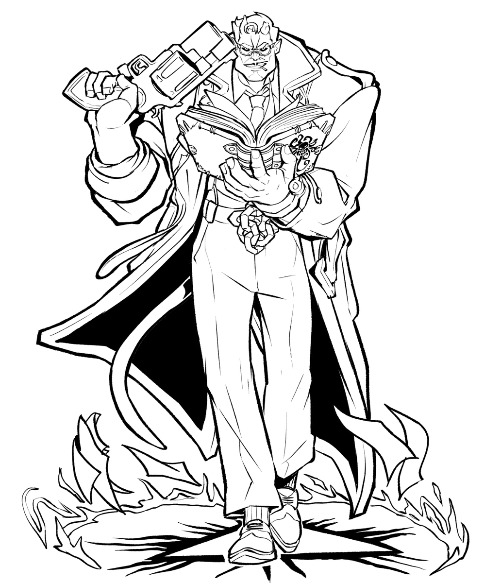 GingintheGreat's tweet photo. Deadlocking in, from A to Y. 
(To be coloured soon) https://t.co/zAEkEXGXcf