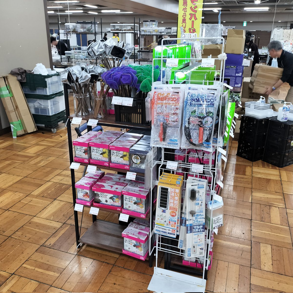 suisakusnsteam's tweet photo. おはようございます!

アクアリウムバス、間もなく開場です！

ご来場、水作ブースへのお立ち寄りお待ちしております!!

#アクアリウムバス
#アクバス
#ベタ
#アクアテリア
#ソコニワ
#水作 https://t.co/X0tD21cNcN