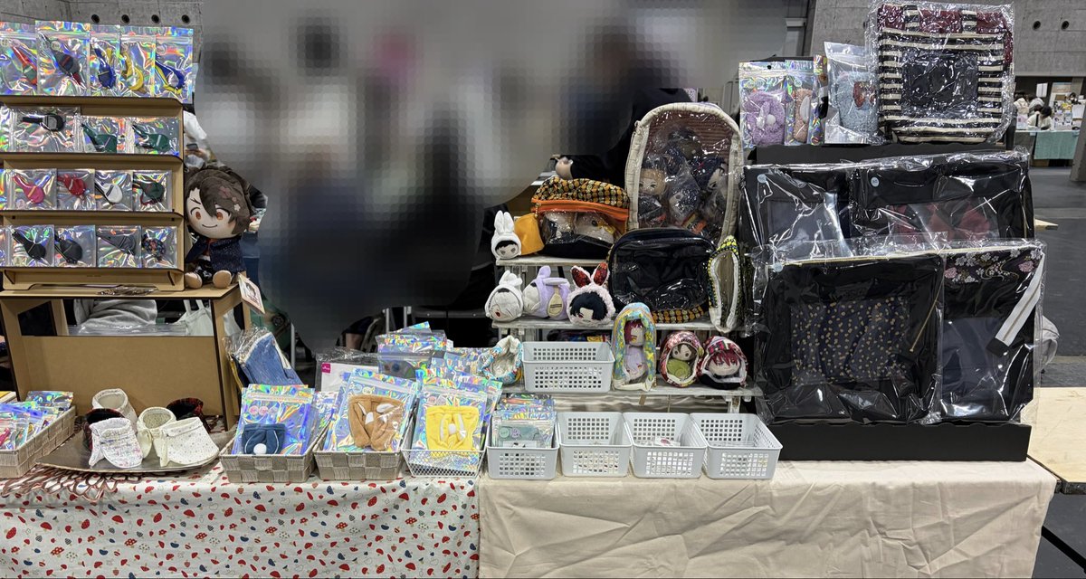 2026.3.29 インテックス大阪
[OSAKA FES Mar.2026]
閃華の刻 56刀剣乱舞
1号館 お28ab milkyway

設営完了しております。
新作
🌸わんぱくぬいちゃん用のケープ🌸
🌸わんぱくぬいちゃんが2人おでかけでしるバッグ🌸

いつものボディバッグや着ぐるみやアクセサリーもあります。
よろしくお願いします✨