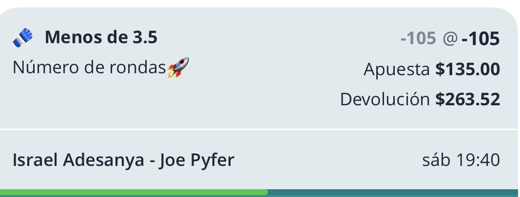 Jersooxn's tweet image. Hoy toca creerme experto en UFC

Voy con este Spot

Under 3.5 Rounds Adesanya VS Pyfer