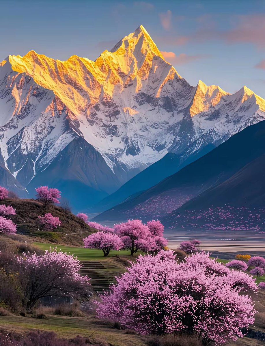 ZHULIN968's tweet image. Under snow-capped peaks in Nyingchi, Xizang, wild peach blossoms are in full bloom, turning the valley into a breathtaking paradise on earth. #NyingchiPeachBlossom #XizangScenery #SpringInChina #SnowMountainParadise #BeautifulChina