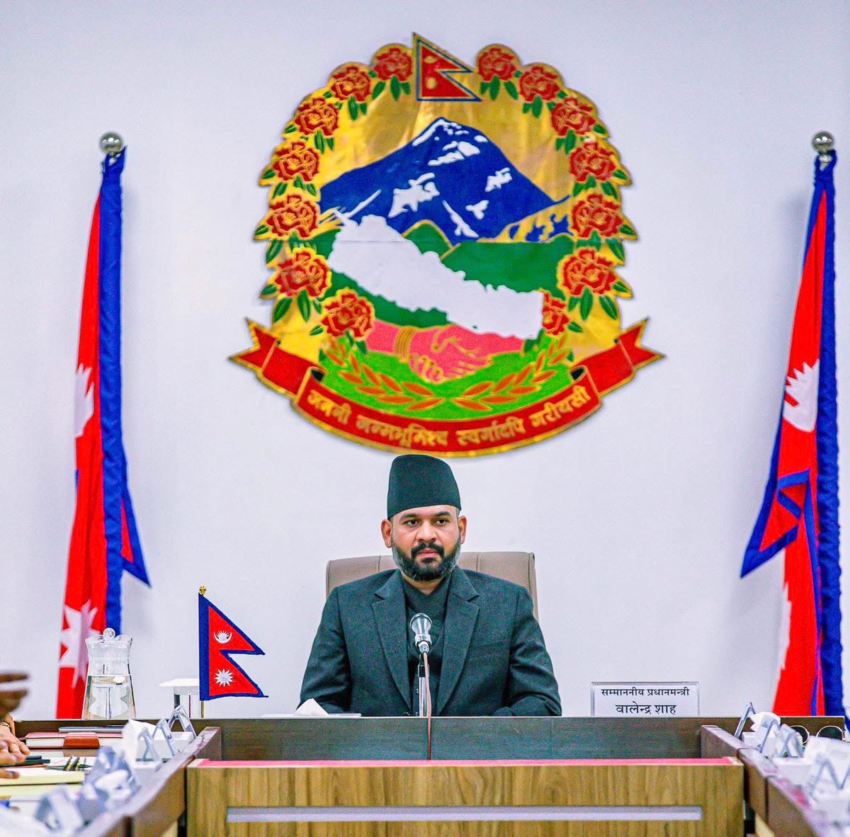New Government respecting all parties: नेपाल सरकारले निर्वाचनमा सहभागी सबै राजनीतिक दलका घोषणापत्र र प्रतिबद्धता पत्रहरूलाई मिलाएर “राष्ट्रिय प्रतिबद्धता” बनाउने तयारी गरेको छ। 

Photo. @binayshakkya