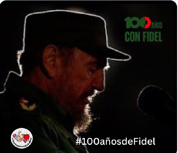 #FidelViveEntreNosotros 
#100AñosConFidel