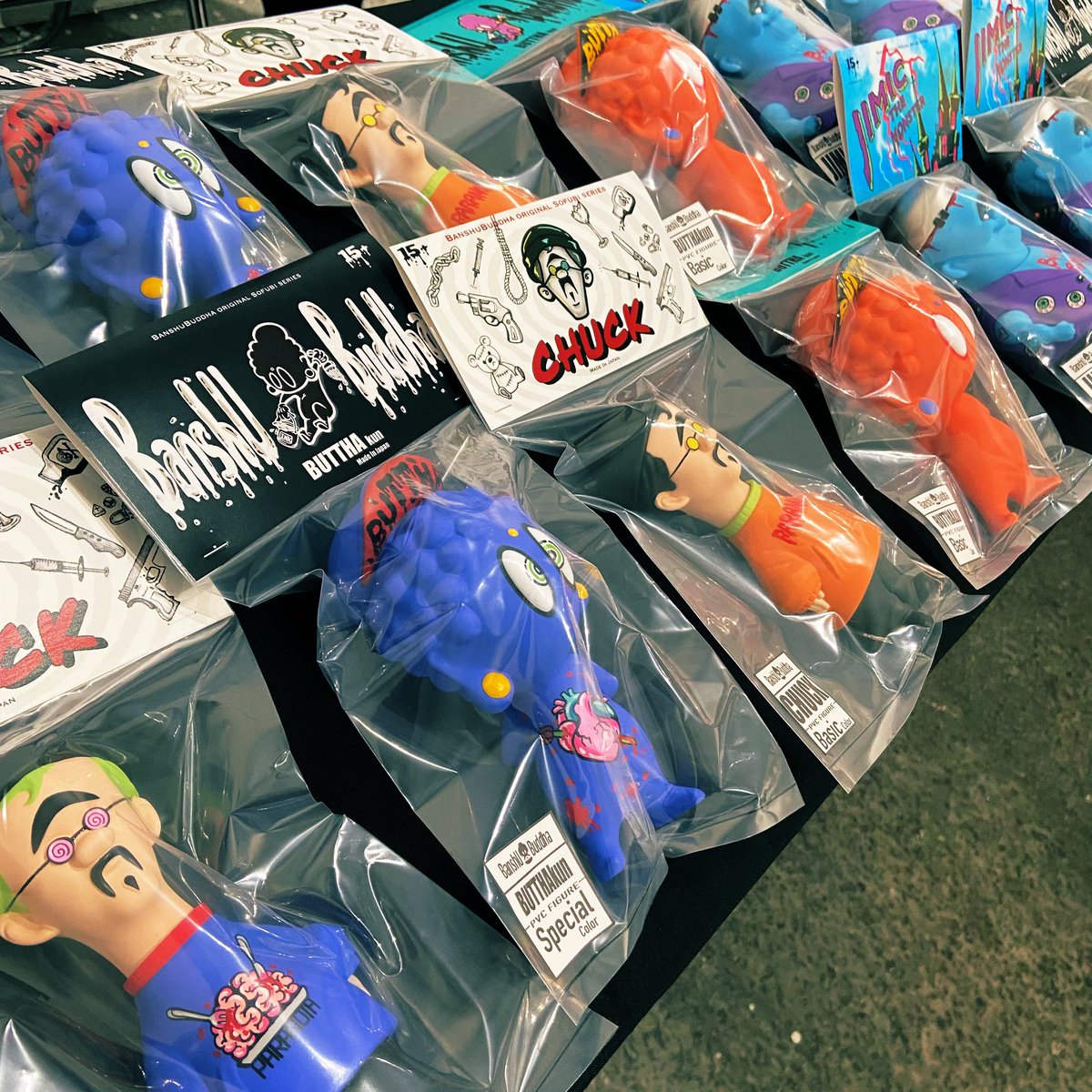 banshubuddha's tweet photo. ソフコン準備完了しました👀🫀🧠🧡
BOOTH:E05 にてお待ちしております🤝
#ソフビ　#ソフコン　#banshubuddha https://t.co/qdLTsTWxzp