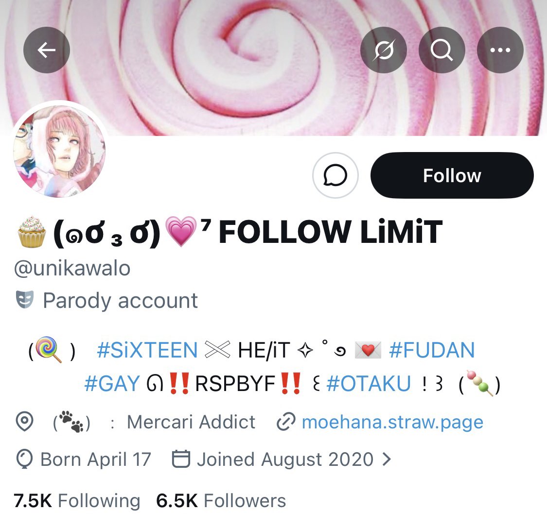 🧁(๑ơ ₃ ơ)💗⁷ FOLLOW LiMiT tweet media