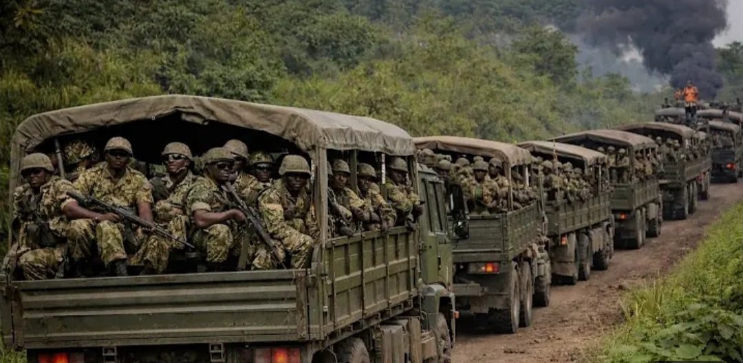 Rwanda's 🇷🇼 Army are not yet out of DRC. We are Monitoring them Closely, still gathered in areas of Mwesso and Kitshanga. But we advise <a href="/PaulKagame/">Paul Kagame</a> not to Misuadvise the Consciousness of his mind to play a game of letting other RDFs hide and remain in DRC. We are monitoring.