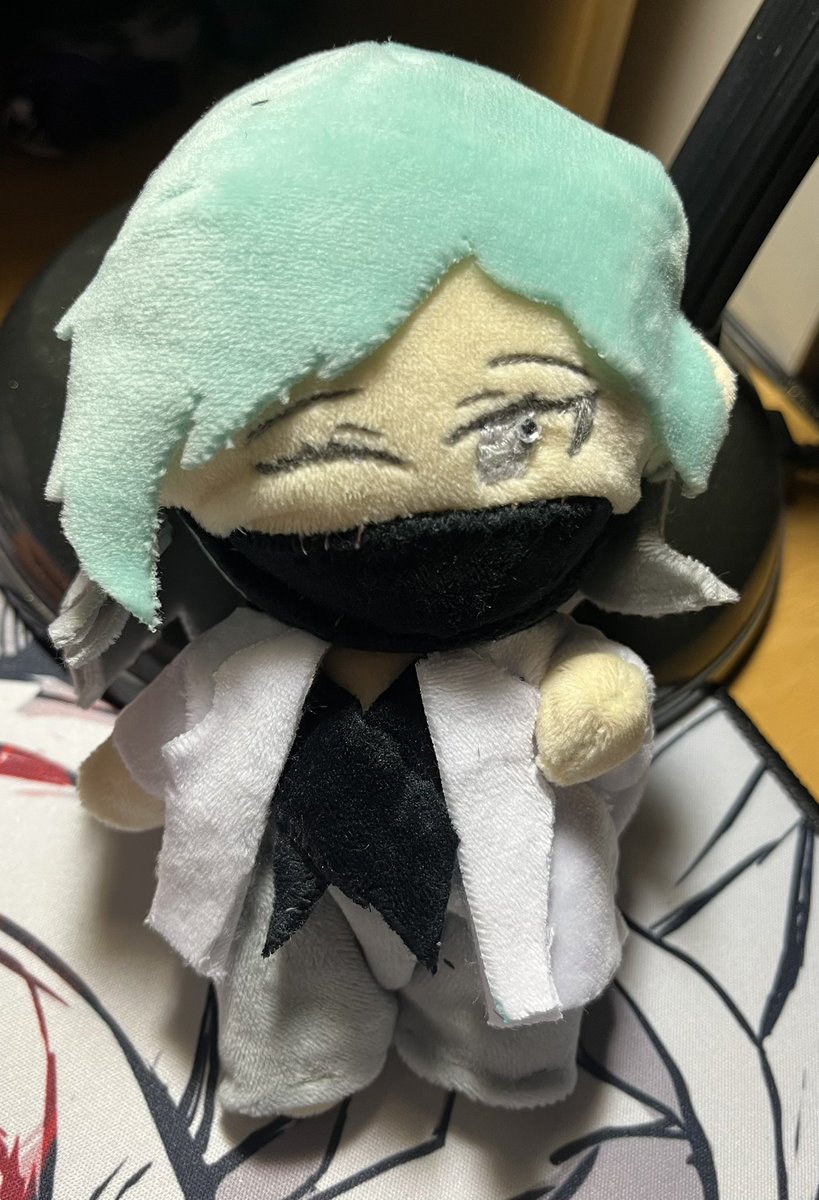 yellowlikegame's tweet photo. 2人目のオリキャラぬいぐるみ
シトラスさんだぁ！
若干ポーズ付けられたりしてとても嬉しい https://t.co/4m0lctYEew