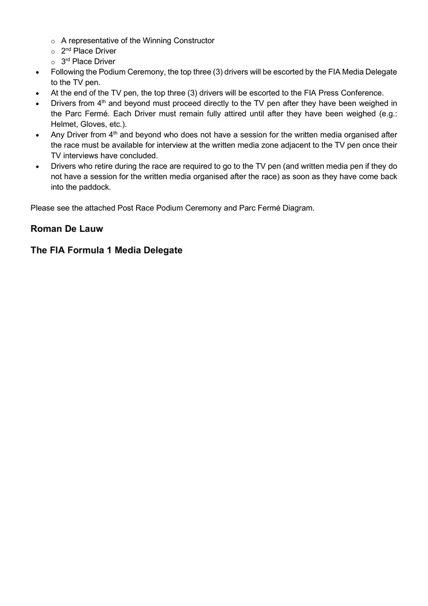 New document: Doc 53 - Post-Race Procedure Published on 29.03.26 03:38 ...