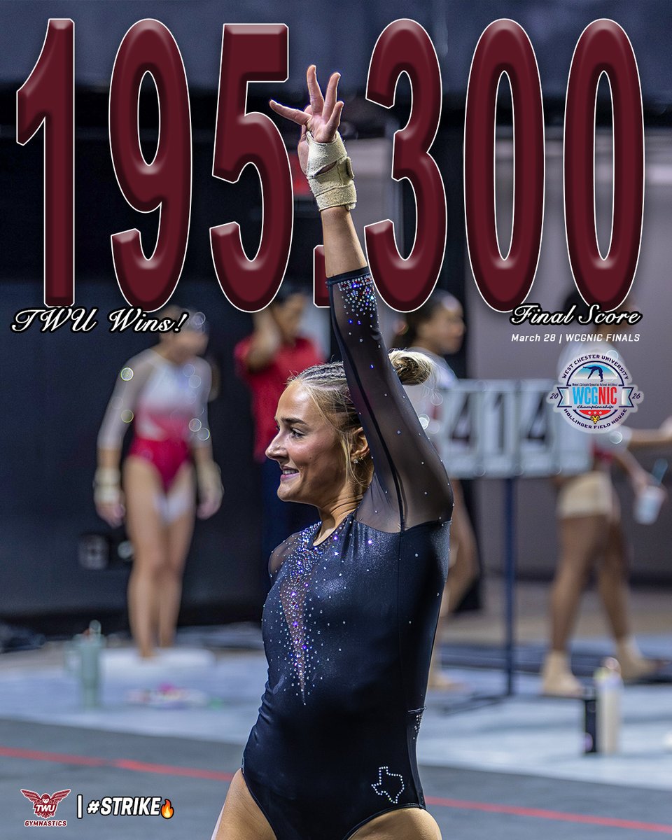 TWU Gymnastics tweet media