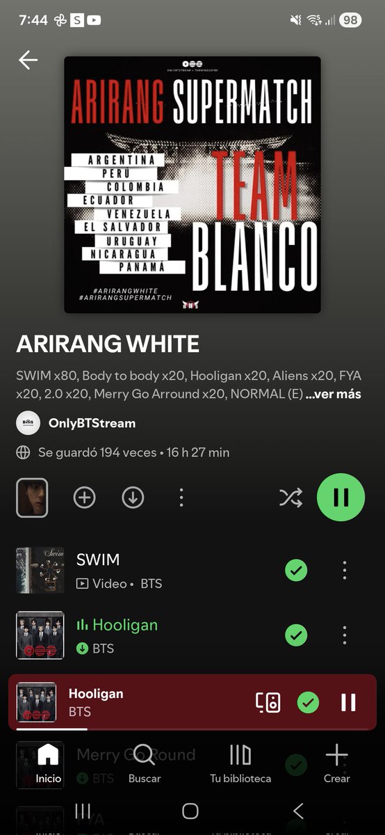 maro8205's tweet photo. @BangtanboysNic BTS 
#ARIRANGWHITE 
#ARIRANGSUPERMATCH https://t.co/IVVgbNfFIE