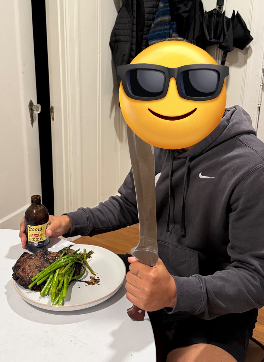 johnphdbatman's tweet image. #steaknight