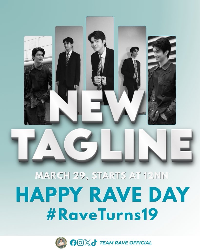 teamraveofc_'s tweet photo. Attention everyone! 👀

To continue the celebration, let’s all use our new tagline starting at 12:00 noon. 

Let’s keep the energy going and make this moment even more special for Rave! 🩵 https://t.co/08LFDgos9T